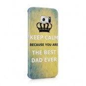 Skal till Samsung Galaxy S6 Edge - Keep Calm - Best dad