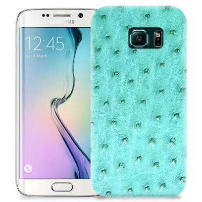 Skal till Samsung Galaxy S6 Edge - Knottrig - Turkos