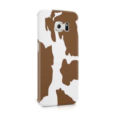 Skal till Samsung Galaxy S6 Edge - Kossa - Brun