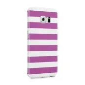 Skal till Samsung Galaxy S6 Edge - Linjer - Lila