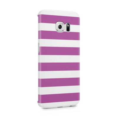 Skal till Samsung Galaxy S6 Edge - Linjer - Lila