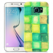 Skal till Samsung Galaxy S6 Edge - Målning - Rutor