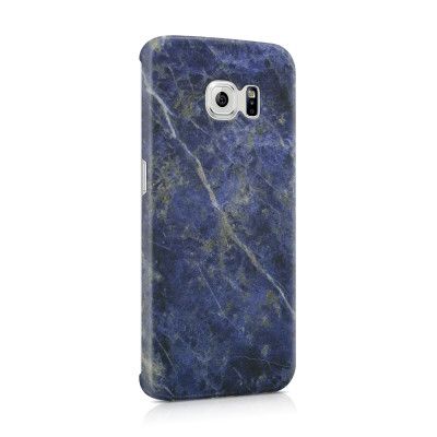 Skal till Samsung Galaxy S6 Edge - Marble - Blå