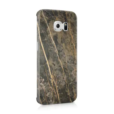Skal till Samsung Galaxy S6 Edge - Marble - Brun