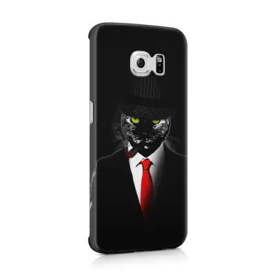 Skal till Samsung Galaxy S6 Edge - Mobster Cat