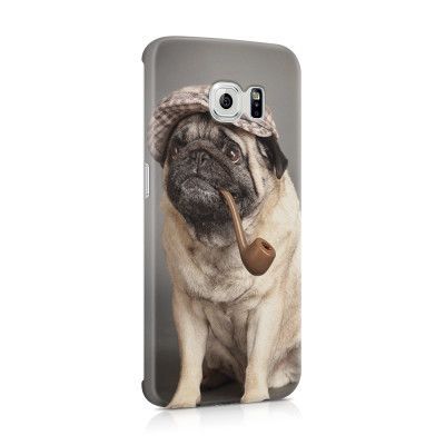 Skal till Samsung Galaxy S6 Edge - Mops med keps