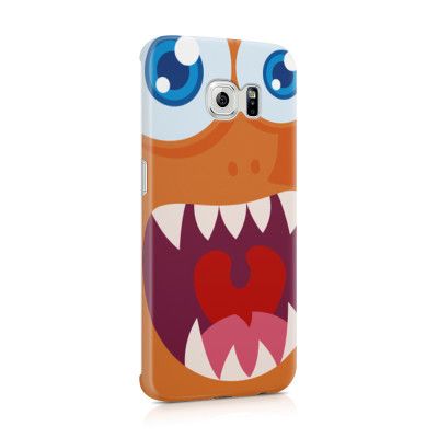 Skal till Samsung Galaxy S6 Edge - Orange monster
