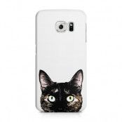Skal till Samsung Galaxy S6 Edge - Peeking Cat