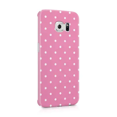 Skal till Samsung Galaxy S6 Edge - Polka - Lila