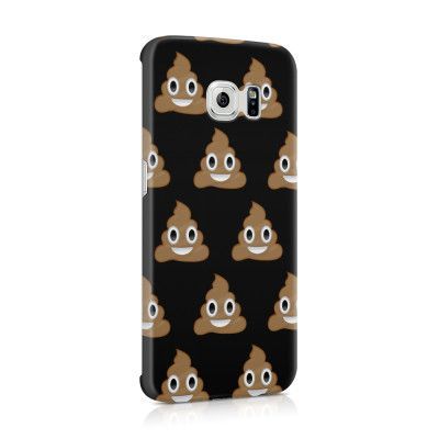 Skal till Samsung Galaxy S6 Edge - Poop Emoji