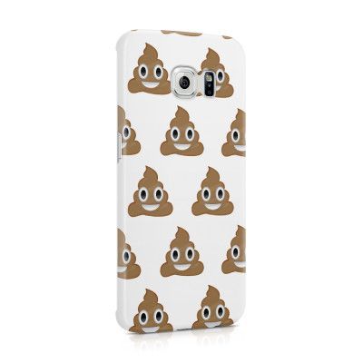 Skal till Samsung Galaxy S6 Edge - Poop Emoji