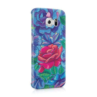 Skal till Samsung Galaxy S6 Edge - Retro Roses