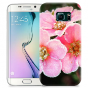 Skal till Samsung Galaxy S6 Edge - Rosa blommor