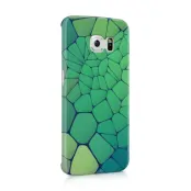 Skal till Samsung Galaxy S6 Edge - Skifferstenar - Grön
