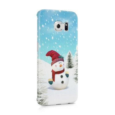 Skal till Samsung Galaxy S6 Edge - Snögubbe