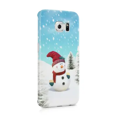 Skal till Samsung Galaxy S6 Edge - Snögubbe