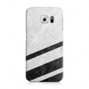 Skal till Samsung Galaxy S6 Edge - White Striped Marble