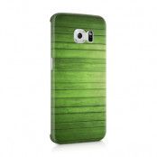 Skal till Samsung Galaxy S6 Edge - Wood - Grön