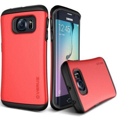 Verus Hard Drop Skal till Samsung Galaxy S6 Edge - Röd
