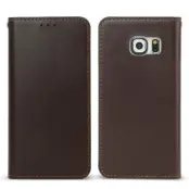 Wetherby Plånboksfodral äkta läder Samsung Galaxy S6 Edge - Brun