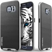 Caseology Envoy Series BaksideSkal till Samsung Galaxy S6 - Mesh Silver