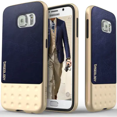 Caseology Riot Series BaksideSkal till Samsung Galaxy S6 - MörkBlå