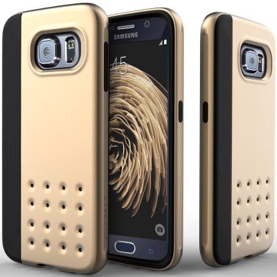 Caseology Threshold Series BaksideSkal till Samsung Galaxy S6 - Guld