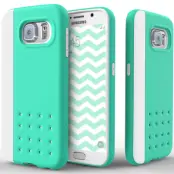 Caseology Threshold Series BaksideSkal till Samsung Galaxy S6 - Turkos