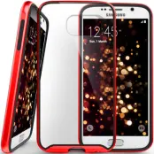 Caseology Waterfall Series BaksideSkal till Samsung Galaxy S6 - Röd