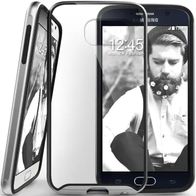 Caseology Waterfall Series BaksideSkal till Samsung Galaxy S6 - Silver
