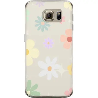 Mobilskal till Samsung Galaxy S6 med fejdande blommor