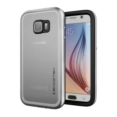 Ghostek Atmoic 2.0 Vattentätt Skal till Samsung Galaxy S6 - Silver