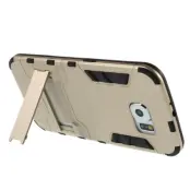 Kick-Stand Skal till Samsung Galaxy S6 - Guld