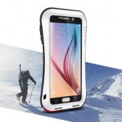 LoveMei Extreme med Gorilla Glas Hybrid Skal till Galaxy S6 - Vit