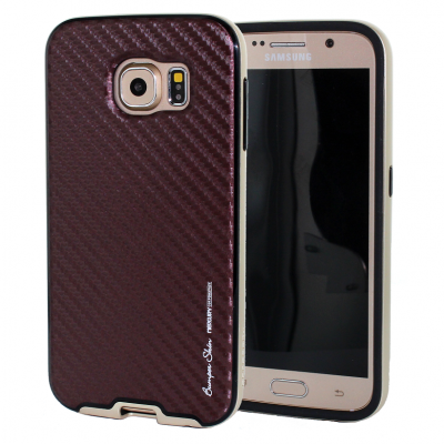 Mercury Bumper Skin Skal till Samsung Galaxy S6 - Brun