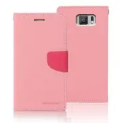 Mercury Fancy Plånboksfodral till Samsung Galaxy S6 - Rosa