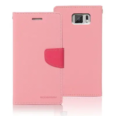 Mercury Fancy Plånboksfodral till Samsung Galaxy S6 - Rosa