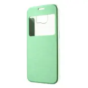 Mobilfodral med fönster till Samsung Galaxy S6 - Grön