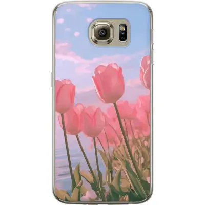 Mobilskal till Samsung Galaxy S6 med Rosa Tulpaner