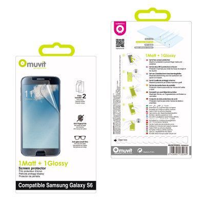 Muvit Displayskydd till Samsung Galaxy S6 Matt + Klar