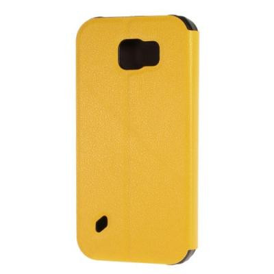Plånboksfodral till Samsung Galaxy S6 Active - Gul