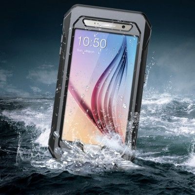 RIYO Vattentätt skal till Samsung Galaxy S6 - Svart