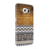 Skal till Samsung Galaxy S6 - Aztec Wood
