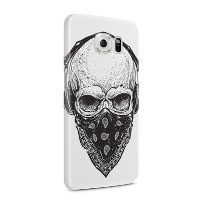 Skal till Samsung Galaxy S6 - Bandana Skull