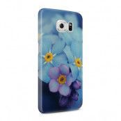 Skal till Samsung Galaxy S6 - Blå blommor
