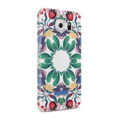 Skal till Samsung Galaxy S6 - Blommor Pentagon