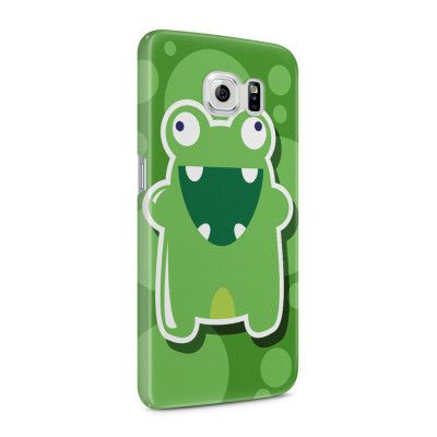 Skal till Samsung Galaxy S6 - Bubbelmonster Groda - Grön