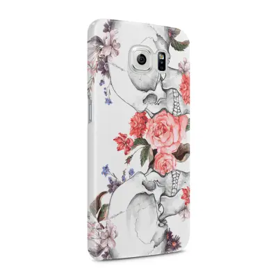 Skal till Samsung Galaxy S6 - Dödskallar rosor