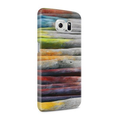 Skal till Samsung Galaxy S6 - Färgade stockar