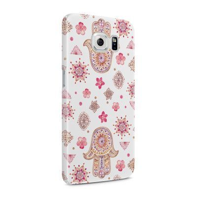 Skal till Samsung Galaxy S6 - Fatimas hand - blommor